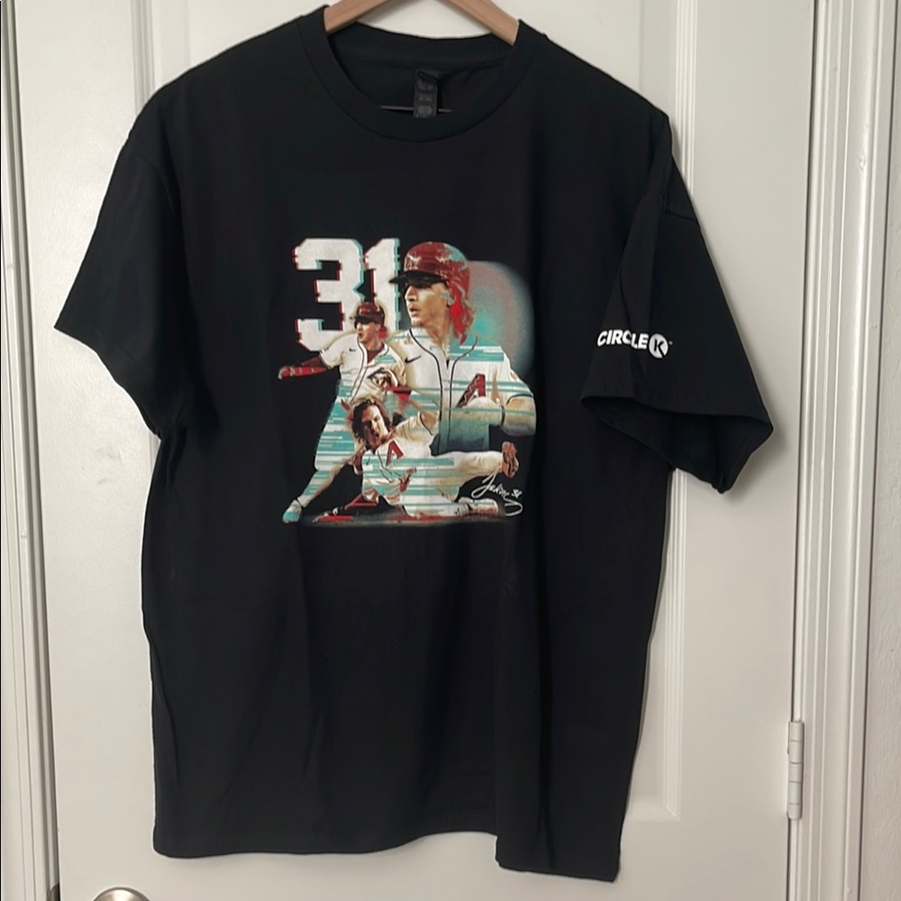 Black Graphic Men's T-Shirt.Arizona DiamondBack.